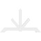 Ekena Millwork Vanguard Architectural Grade PVC Gable Bracket, 60"W x 35"H x 2"D x 4"F, 14/12 Pitch GBP060X35X0204VAN00 - alternate 4